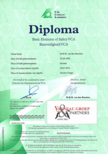 certificaat-de-beuck-VCA-Marc-von-den-Beucken-EVC