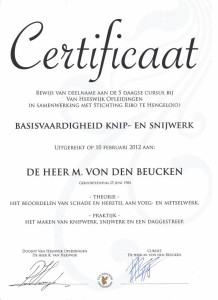 certificaat-de-beuck-gevelrestauratie_knipvoeg-snijvoeg-voegbedrijf-ambachtelijk-voegwerk-Marc-von-den-Beucken-EVC